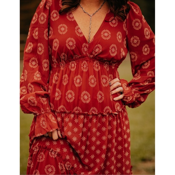 Prairie Girl Maxi Dress - Picture 1 of 2